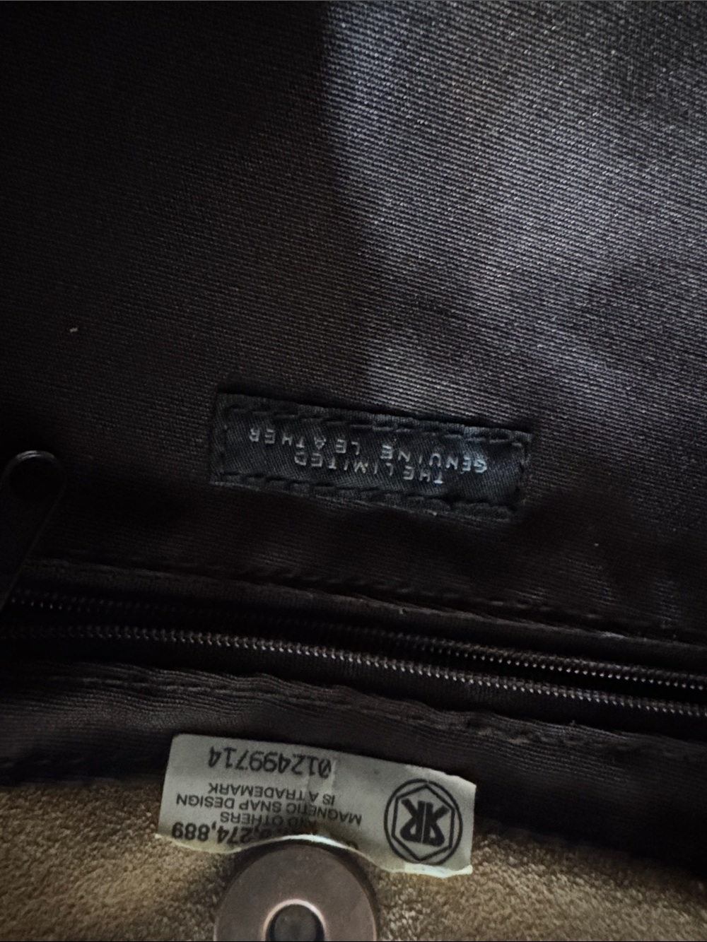 The Limited Tan Suede Fringe Shoulder Bag - Picture 4 of 6
